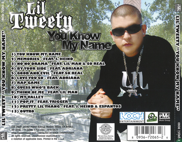 Lil Tweety - You Know My Name Chicano Rap